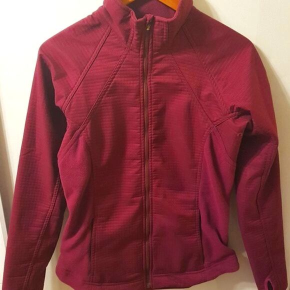 NEW 🌸 NIKE FIT THERMA  Mulberry Jacket with Fleece Sides NEW MEDIUM - Picture 1 of 12